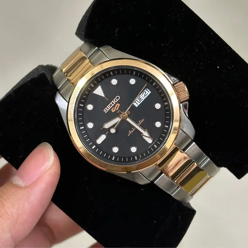 Seiko 5 Sports Two-tone Automatic Men's Watch- SRPE58K1